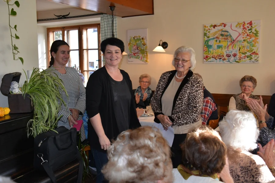 Frau Bgm. Mag  Silvia Häusl-Benz ein gerngesehener Gast bei den Veranstaltungen des SB