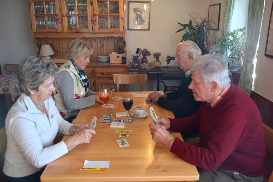 Greti Lackner im Spiel mit Adi Daniel