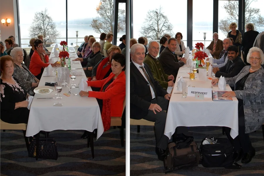 Rechts der Vorstand mit den Ehrengästen