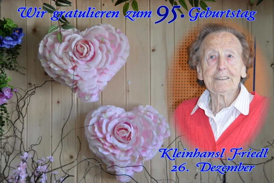 Der Seniorenbund gratuliert sehr herzlich und wünscht baldige Genesung