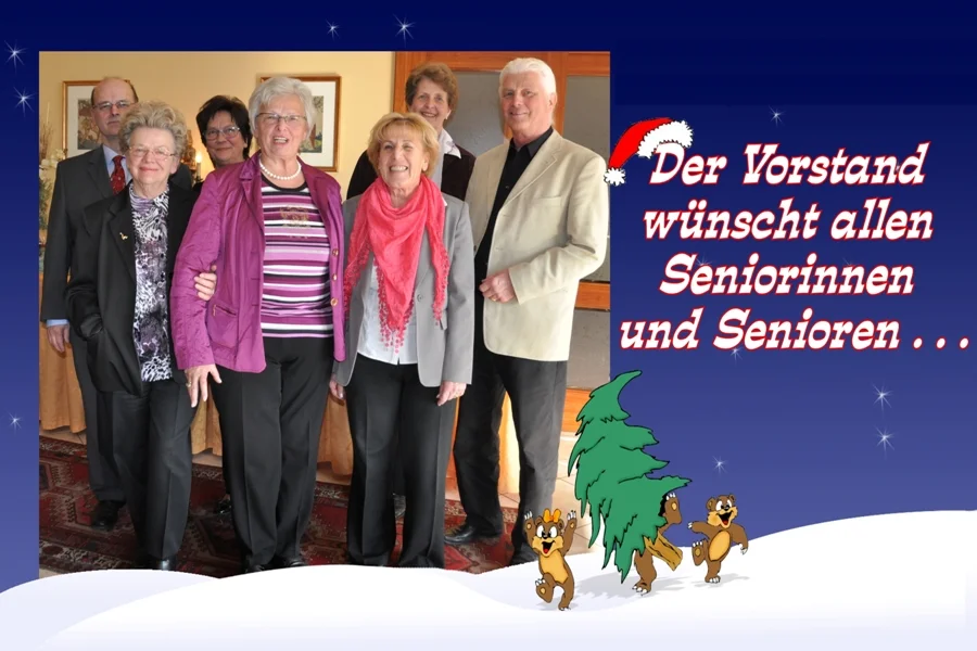 Einen herzlichen Dank der SB.Mitglieder an den Vorstand und der Obfrau für die vielen schönen Reisen und Veranstaltungen