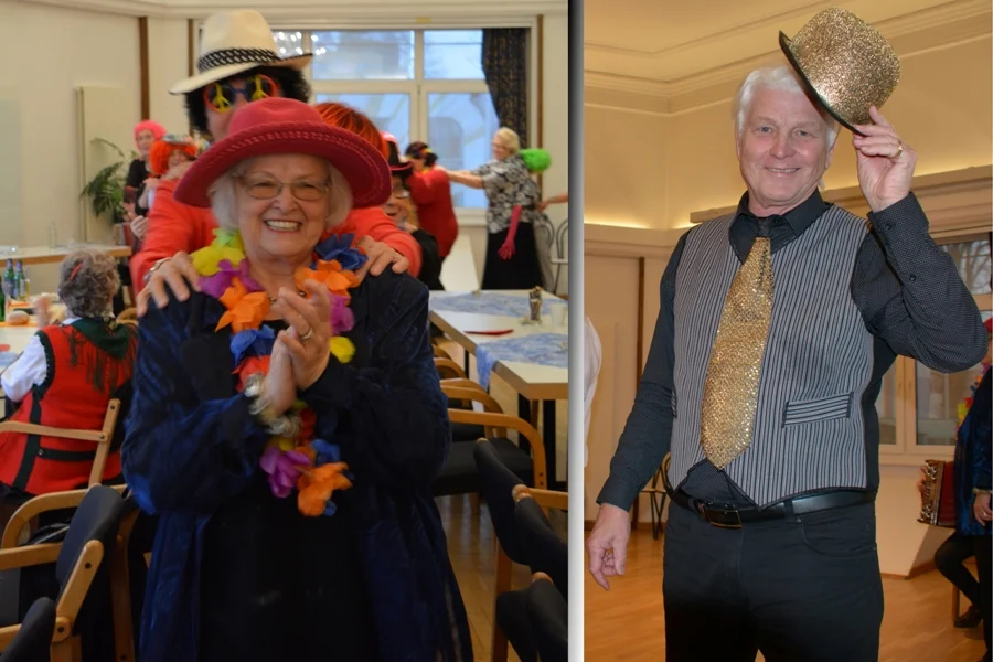 Obfrau Heidi Wienerroither mit#Vereinsfotograf Helmut Epe