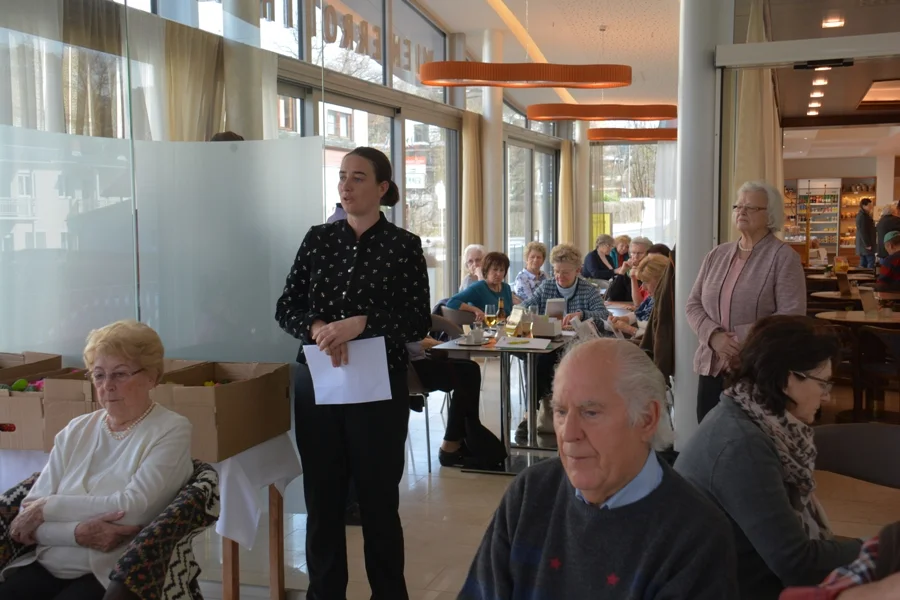 Frau Bürgermeister spach über die kommende Bundespräsidentenwahl