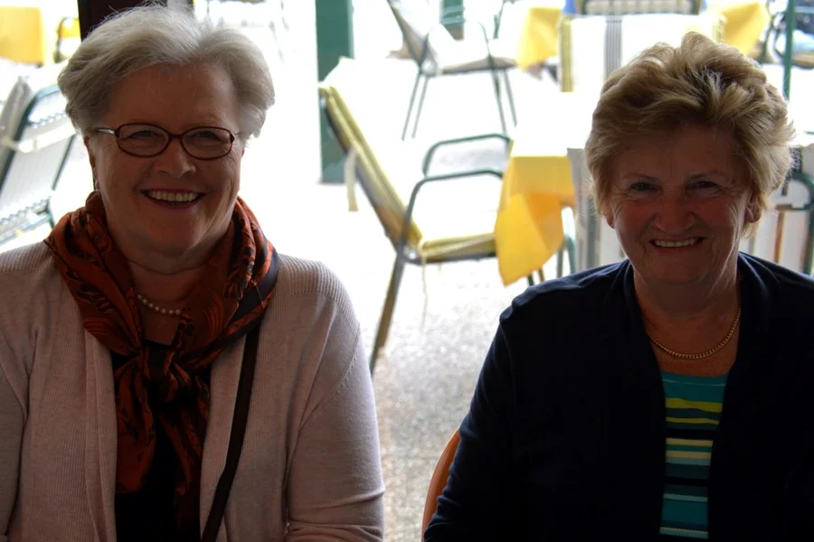 Ingrid Wienerroither und Otti Koscher#sichtlich zufrieden