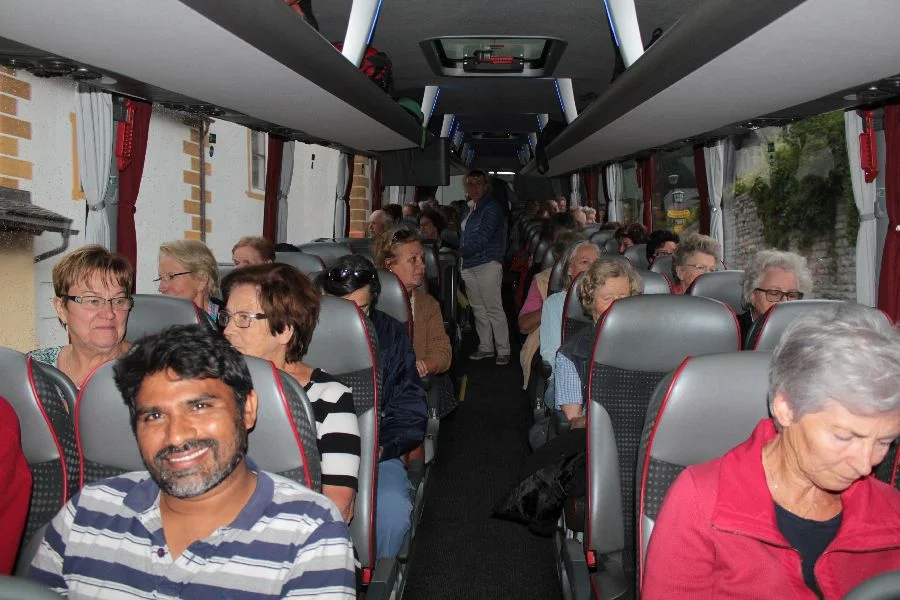 Unser Pfarrer immer guter Laune