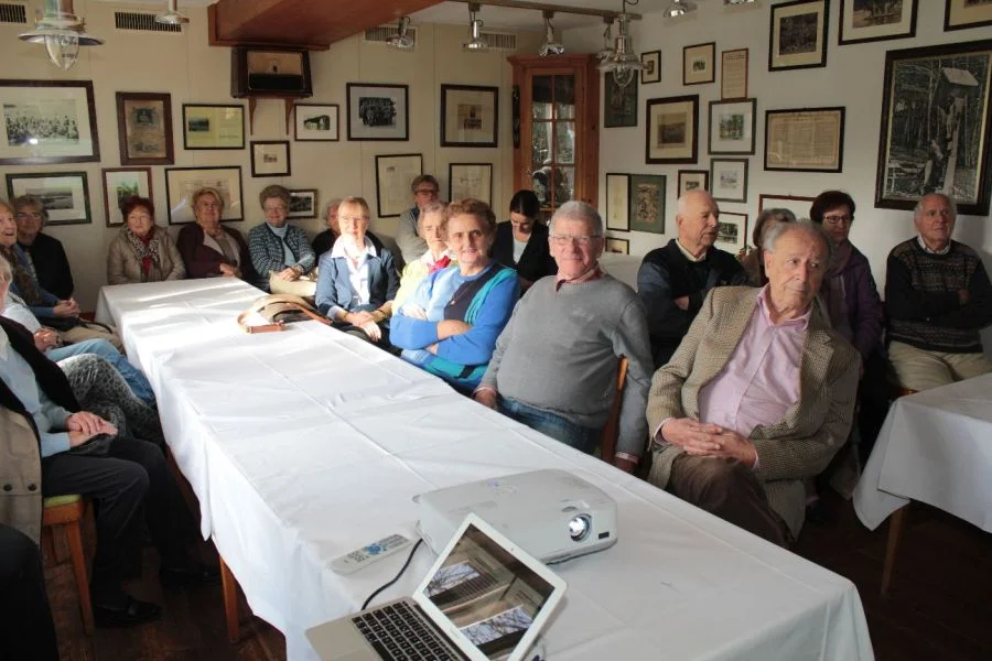 Der Vortrag von Michael Krall fand#im ehemalichen#+Pörtschach-Museum+ statt