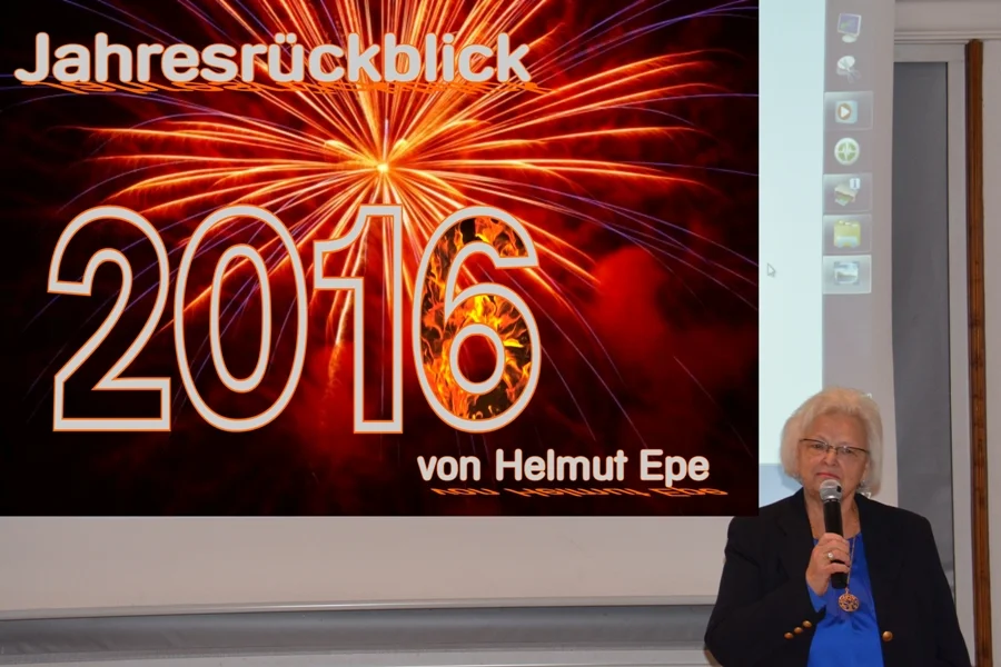 Obfrau Heidi Wienerroither bei der Begrüßung