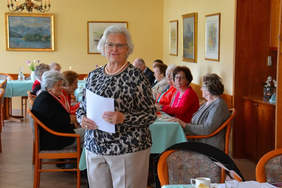 Begrüßung durch Obfrau Heidi Wienerroither