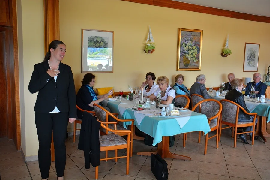 Frau Bürgermeister Mag. Silvia Häusl-Benz bei ihren Grußworten