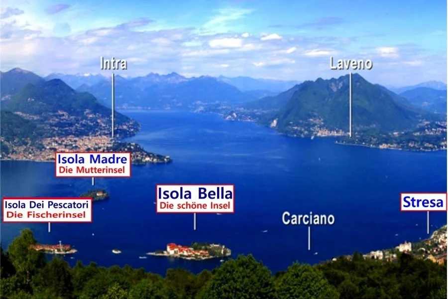 Die drei Borromeo-Inseln