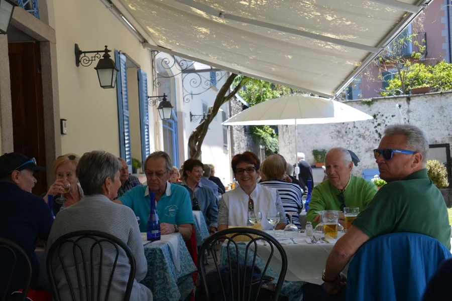 Mittagessen auf der +Isola Pescatori+#natürlich Fisch