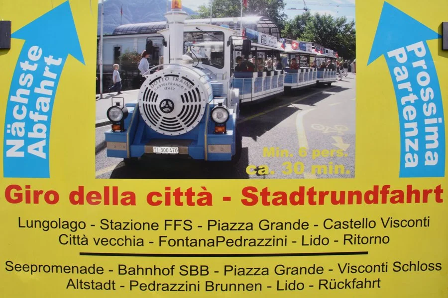 Zum Abschied in Locarno gab es eine #Stadtrundfahrt