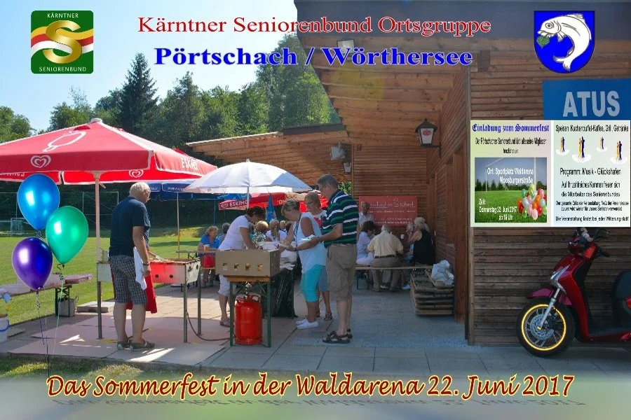 9. Sommerfest des Seniorenbundes ind der +Leonsteiner Waldarene+