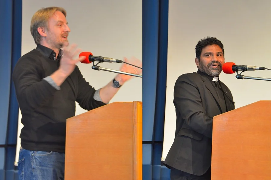 Pfarrer Joseph Thamby Mula und#Pfarrer Mag. Martin Madrutter über-brachten sinnvolle Adventgedanken