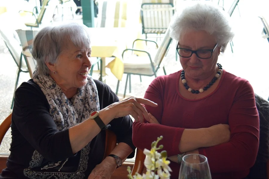 Zwei +Altgastronominen+#Helene Krainz und Ilse Hofer