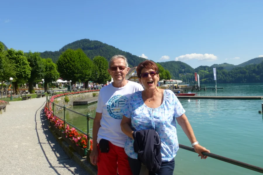 Auf dem Weg zum Schiff