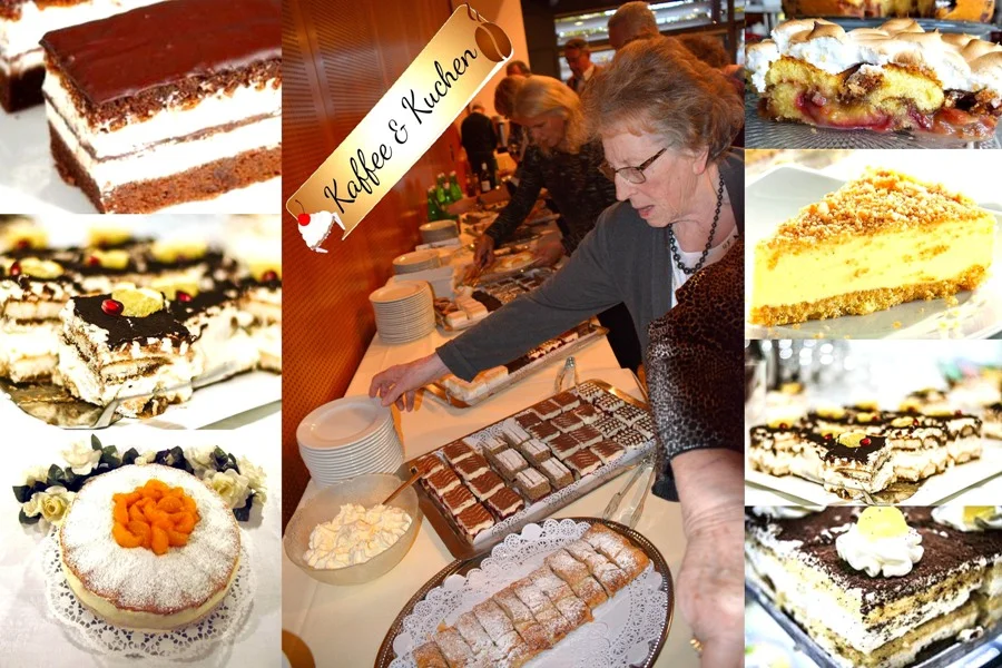 Ein köstliches Kuchenbuffet