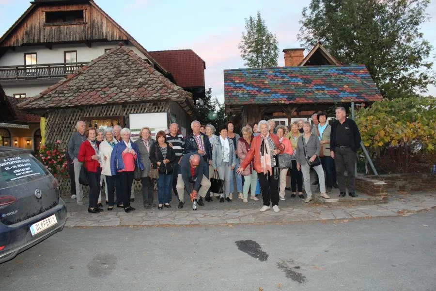 Gruppenfoto vor der Heimfahrt