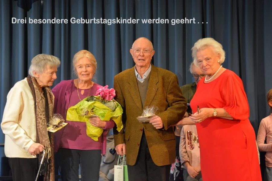 Ehrung der +Großen Runden+ Geburtstag