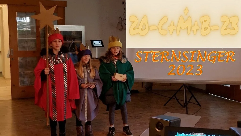 Auch die Sternsinger besuchten die Senioren.