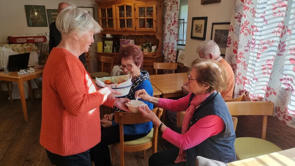 am Schluss gab es für Jeden ein Ei