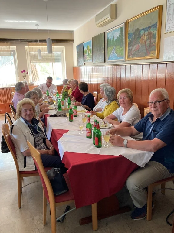 Abschiedsessen in Slowenien