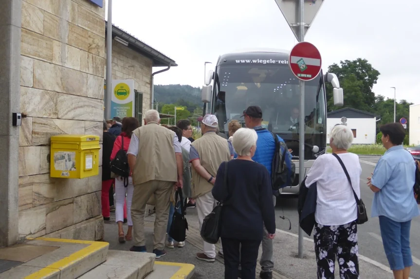 so früh mussten wir aufstehen