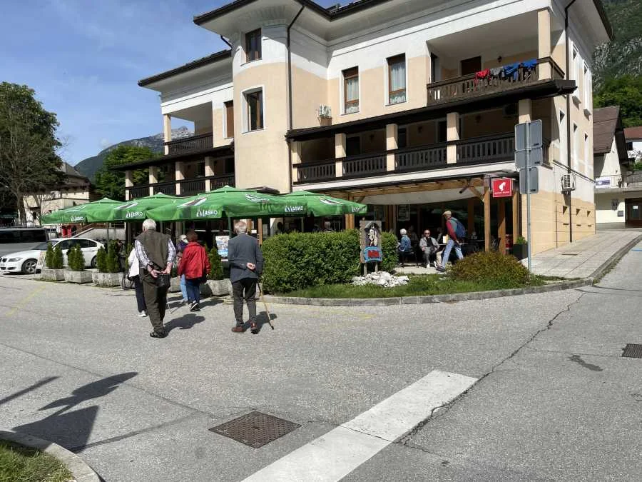 Zwischendurch eine Kaffeepause in Bovec